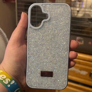 Swarovski Sparkling Crystal Phone Case - IPhone 16 sky blue